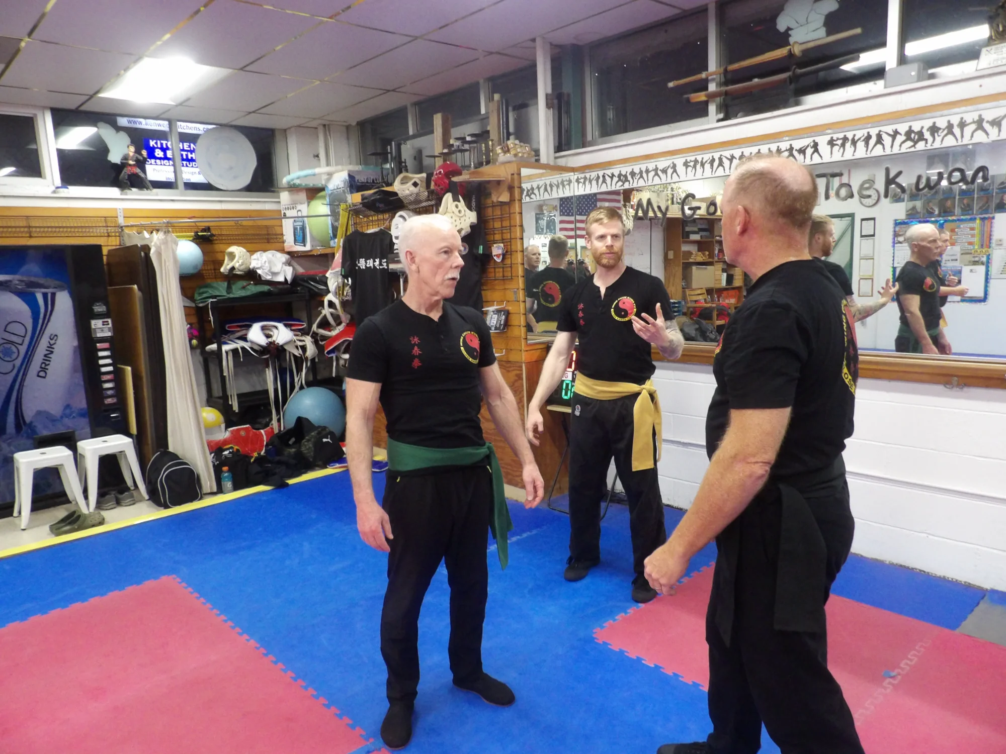 Wing Chun instructor teaching martial arts techniques to students in Abingdon MD